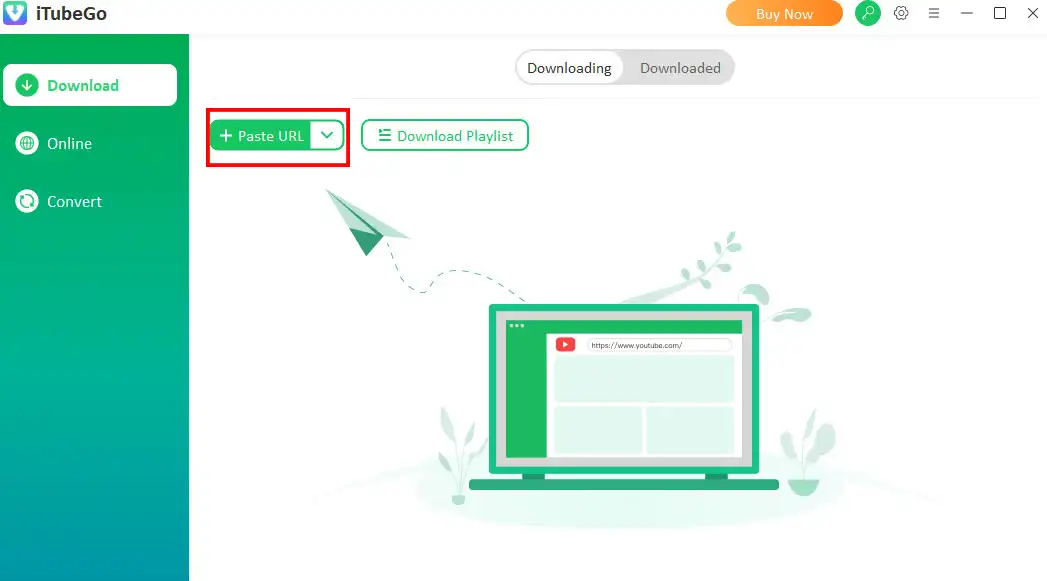 Captura de tela do iTubeGo