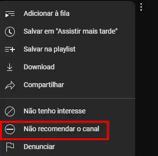 Captura de tela do YouTube