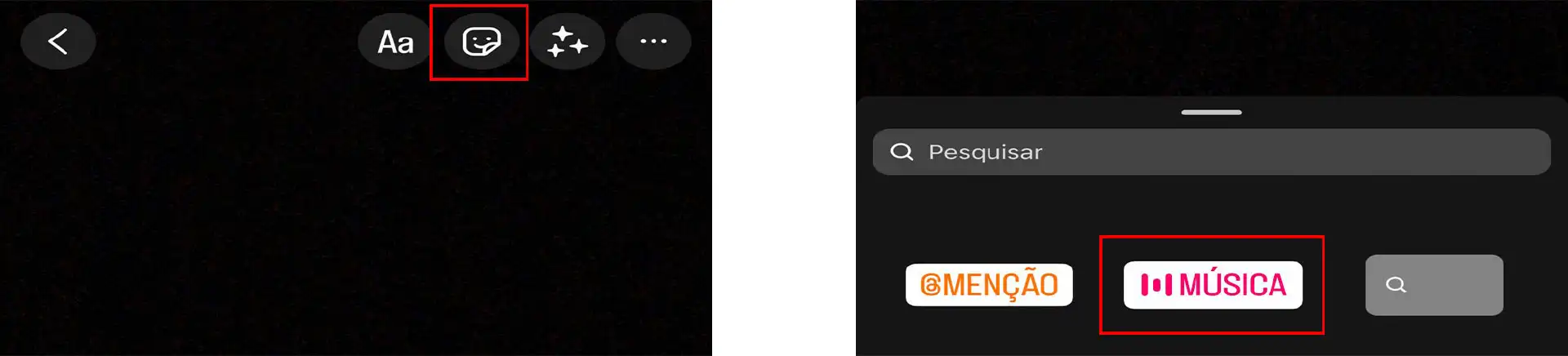Captura de tela do Instagram