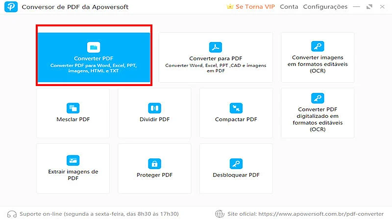 Captura de tela do Apowersoft