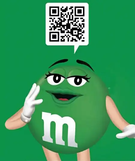 M & M código QR
