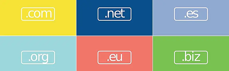 Tipos de terminación para un dominio web