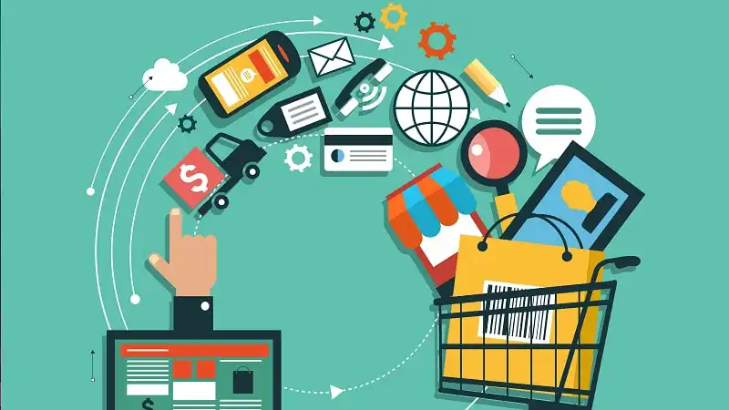 Ilustración de un ecommerce profesional