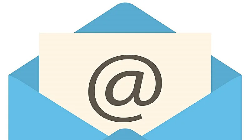 Dibujo de cuenta de correo electrónico para página web profesional