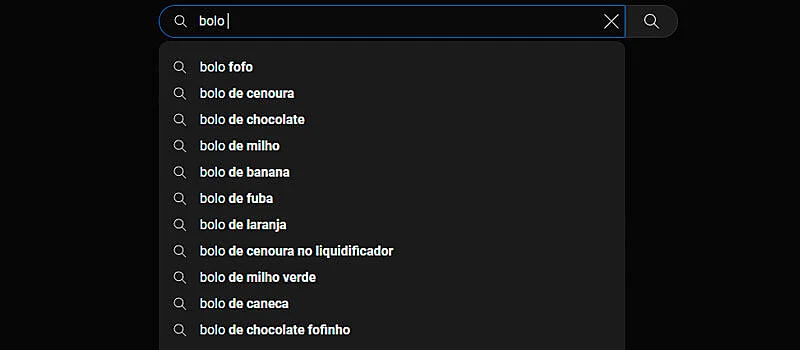 como crescer no youtube usando a ferramenta de autocompletar da barra de buscar para gerar palavras chave