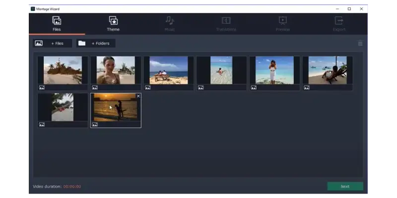 Printscreen de como criar gif com o Movavi