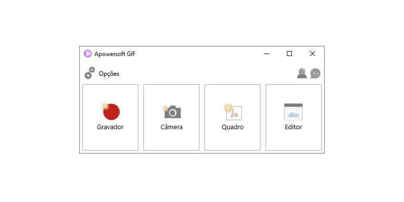 1 animação em slides mostrando como criar gif com o apowersoft gif