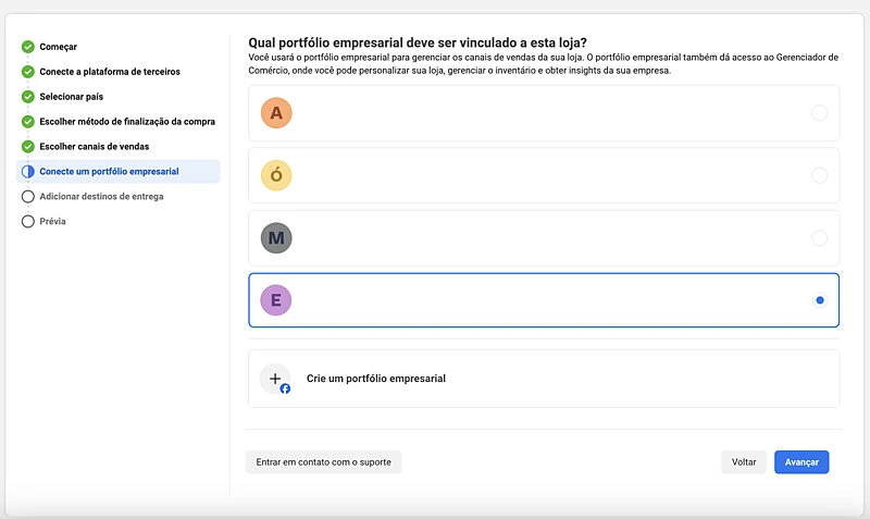captura de tela do Facebook