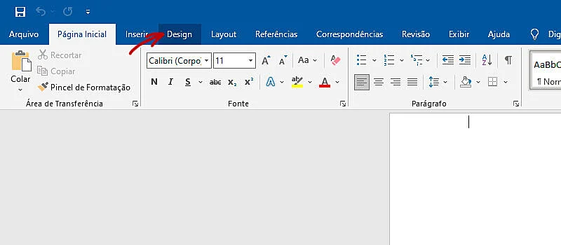 Passo a passo de como adicionar marca d'água no Word, parte 1