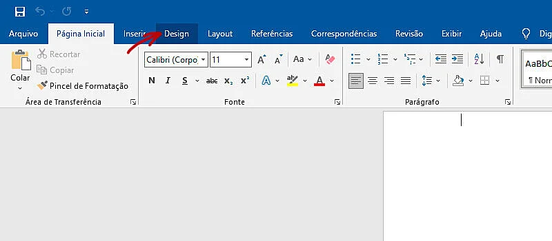 Passo a passo de como adicionar marca d'água no Word, parte 1