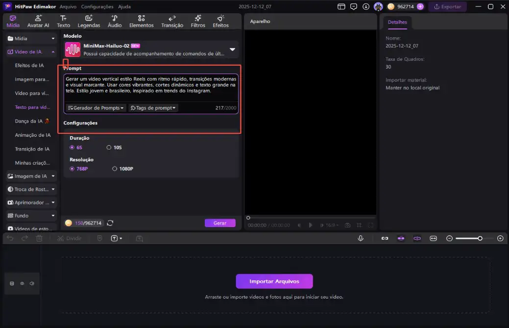 como criar Reels no instagram