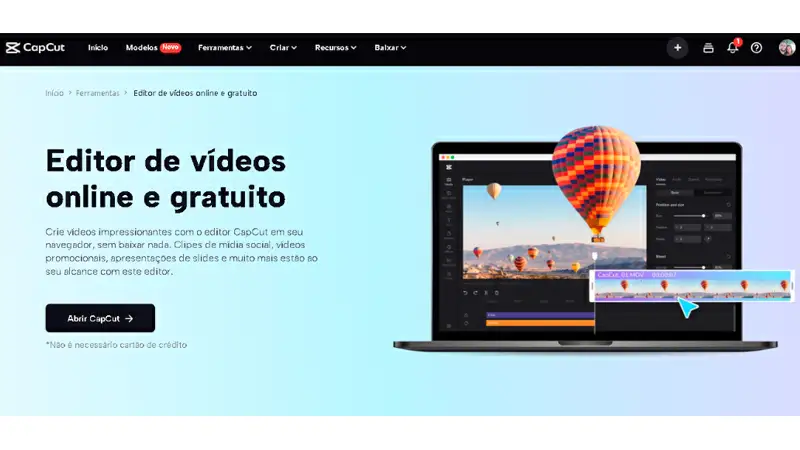 Como desenvolver criativos que vendem sem gastar nada Printscreen do capcut