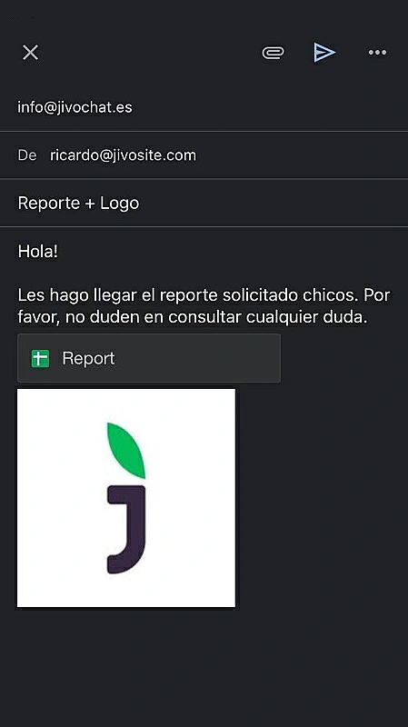 Cómo enviar un archivo por correo electrónico, paso 2