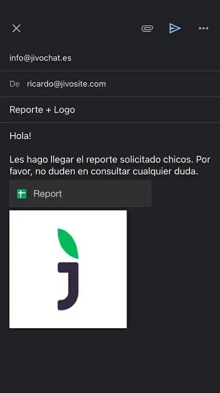 Cómo enviar un archivo por correo electrónico, paso 2