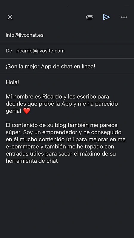 Cómo enviar un correo electrónico