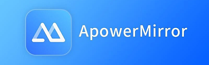 Banner com ícone do ApowerMirror