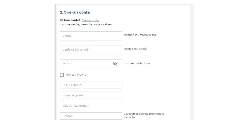 Printscreen de como fazer um email com a Hostgator