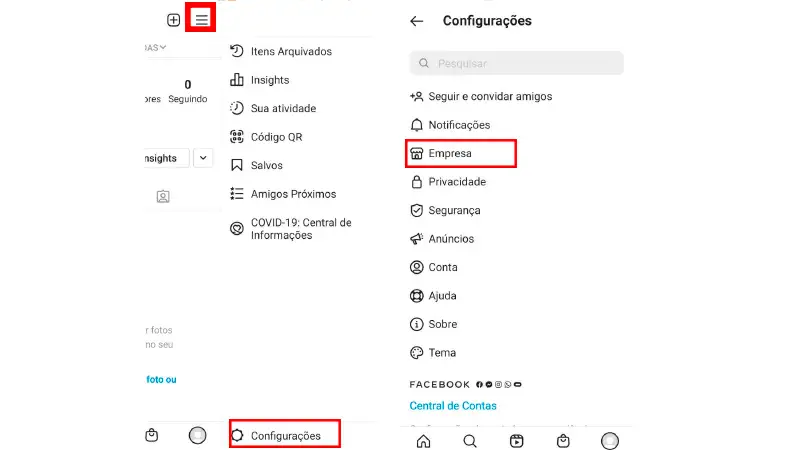 Como fazer um Instagram Printscreen de como habilitar o recurso compras no Instagram