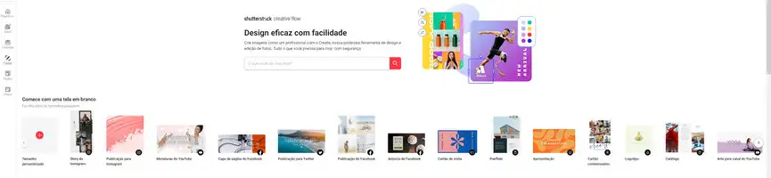 Printscreen do Shutterstock