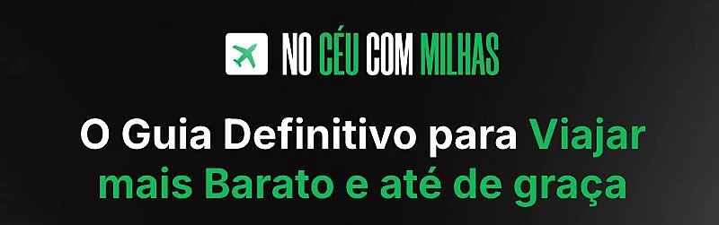 captura de tela do curso No Céu com Milhas