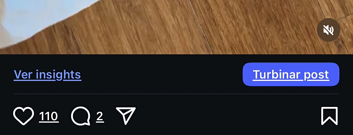 Captura de tela do Instagram