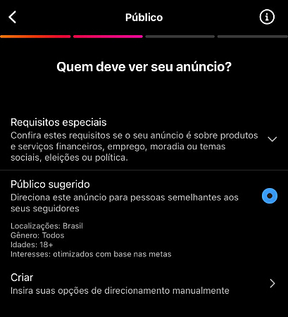 Captura de tela do Instagram