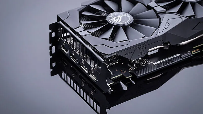 imagem que mostra duas placas de vídeo Nvidia da linha RTX