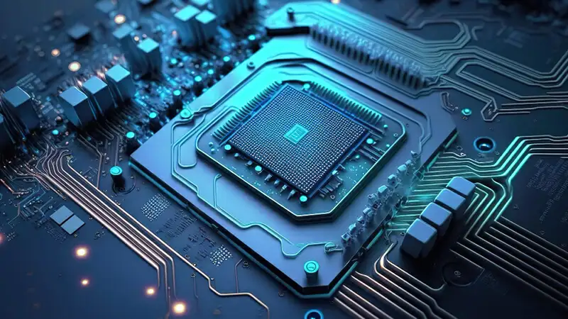 Como Montar um PC Gamer imagem de uma placa mãe em 3D