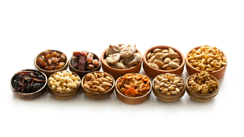 Foto de um mercado de produtos naturais