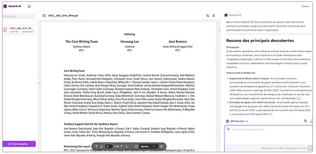 Como resumir PDFs com EaseUS ChatPDF