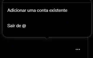Como sair do Twitter Captura de tela do Twitter