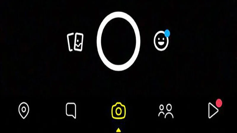 Captura de tela do Snapchat