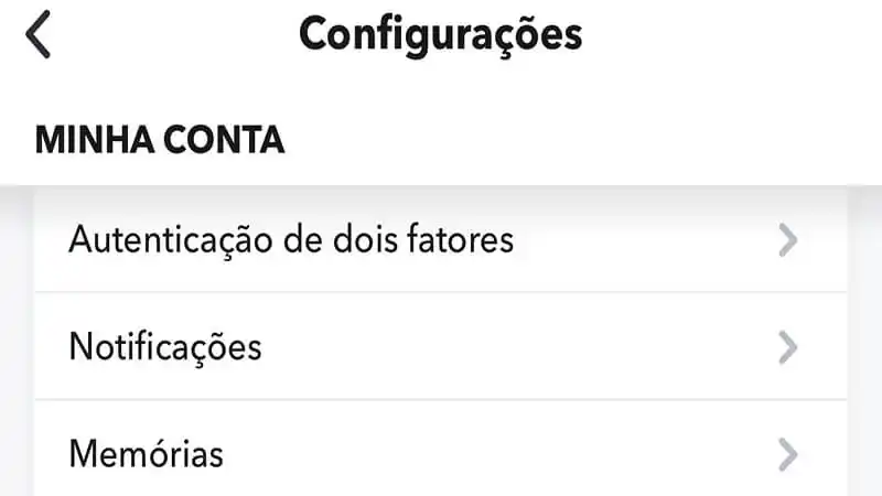 Como salvar foto do Snapchat Captura de tela do Snapchat