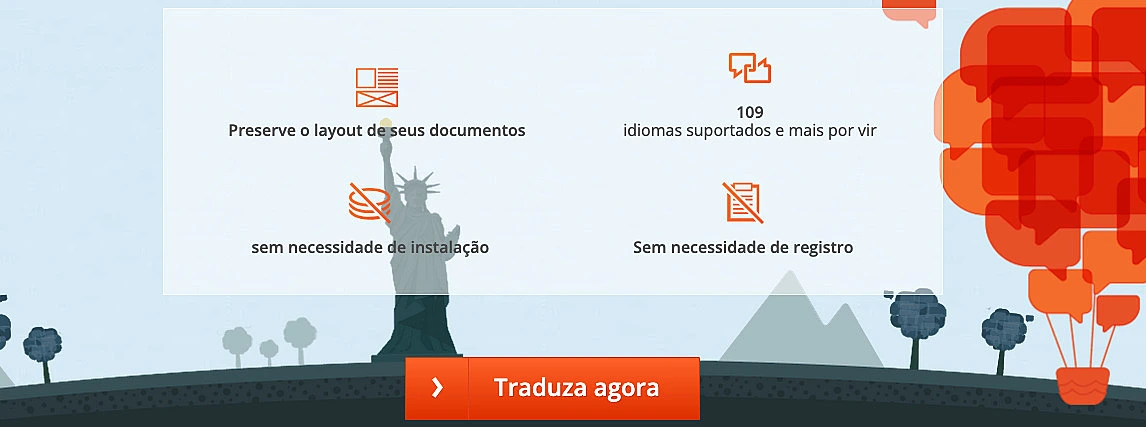 Captura de tela do Online Doc Translator