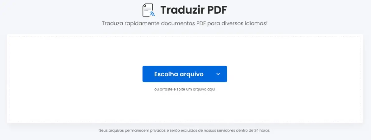 Captura de tela do SodaPDF