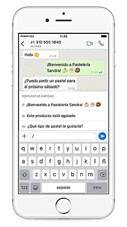 respuestas rápidas whatsapp business
