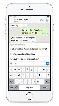 respuestas rápidas whatsapp business
