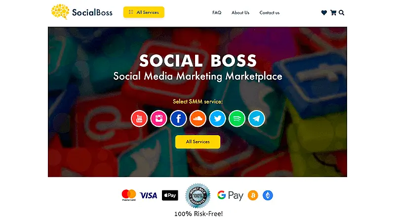 Print de SocialBoss para comprar visualizações stories instagram