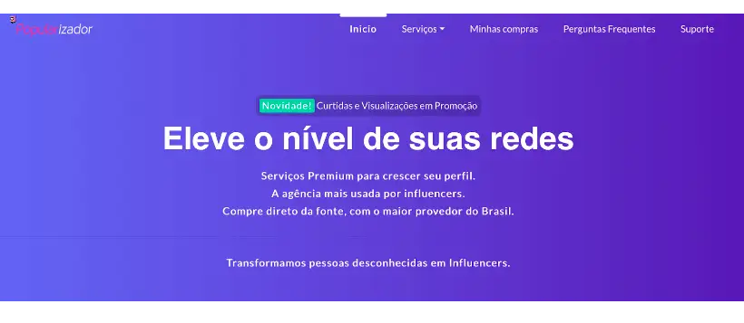 Print de Subsly Popularizador