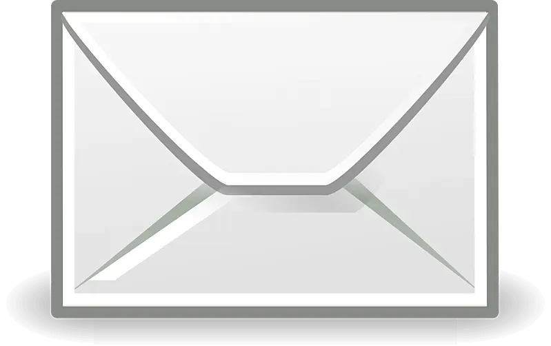 The image shows an envelope