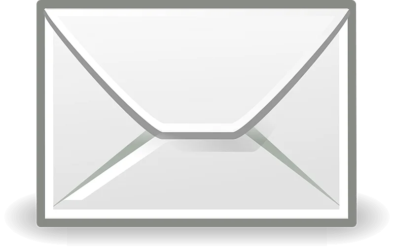 The image shows an envelope