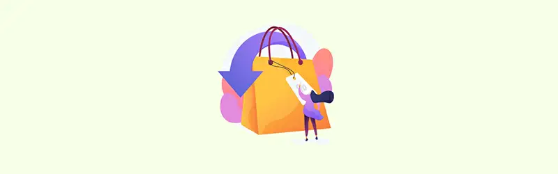 Ilustración de una devolución de una compra