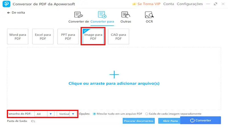 Captura de tela do Apowersoft