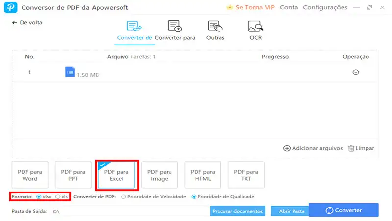 Captura de tela do Apowersoft