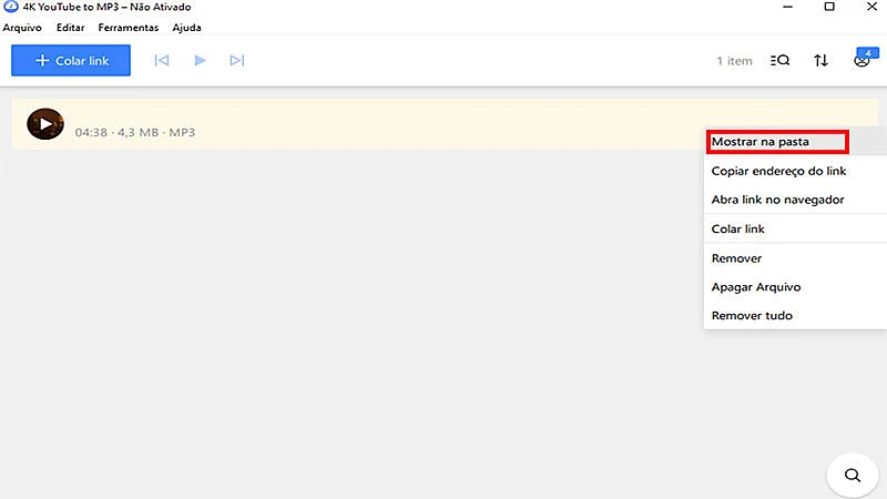 Captura de tela do 4K Video Downloader
