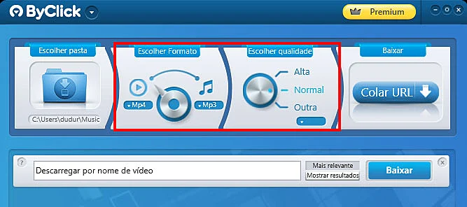Captura de tela ByClick