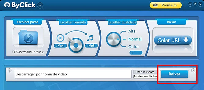Captura de tela ByClick