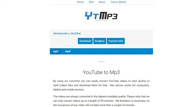 Convertidor de MP3 Imagen de YTMP3