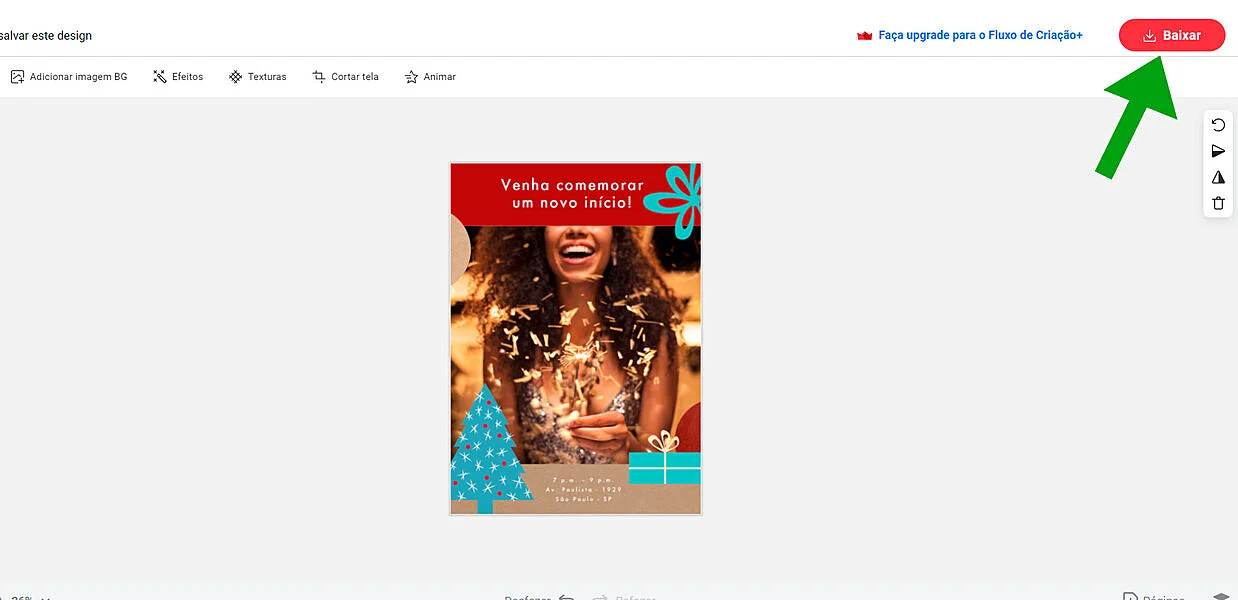 Como baixar convite virtual pronto