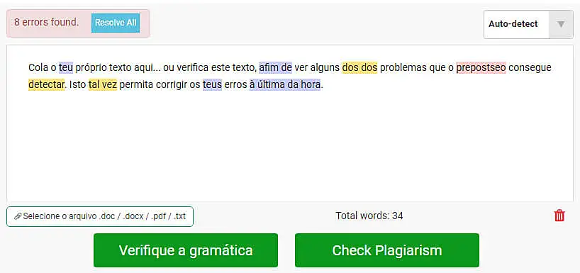 Captura de tela do PrepostSEO